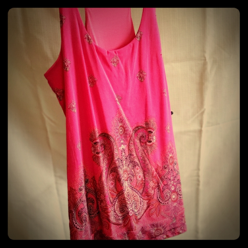 Paisley print top